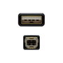 Nanocable Cable USB 2.0 para Impresora, USB A a USB B, 2m, Negro